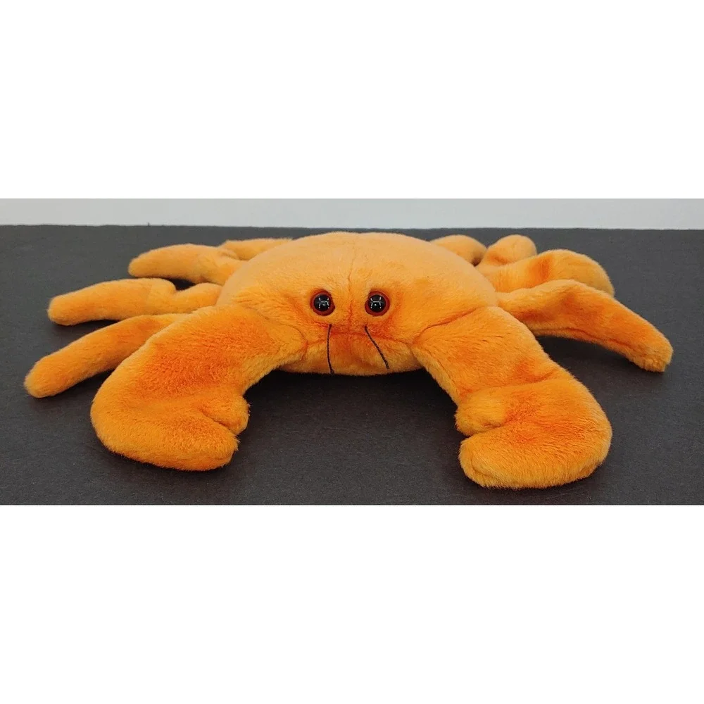 Ty Beanie Baby Buddy Digger Orange Crab 9'' Plush Stuffed Animal Vintage 1999